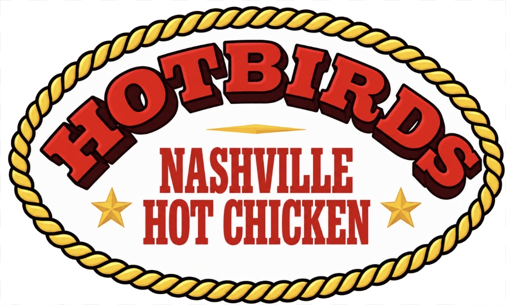 Hotbirds Nashville Hot Chicken rope oval badge